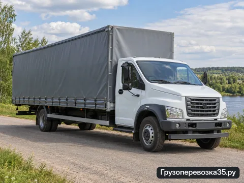 ГАЗон NEXT 6 т / 50 м³ · Тент · 6 т — перевозчик Компас, Вологда